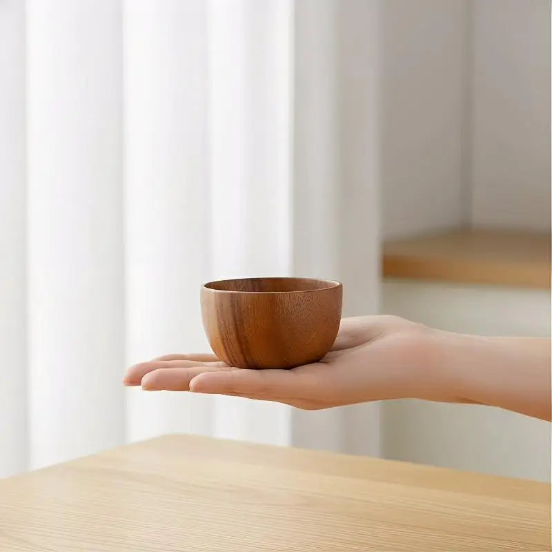Large Wooden Salad Bowl – Kitchen Cutlery Organizer Wooden Salad Bowl Axl