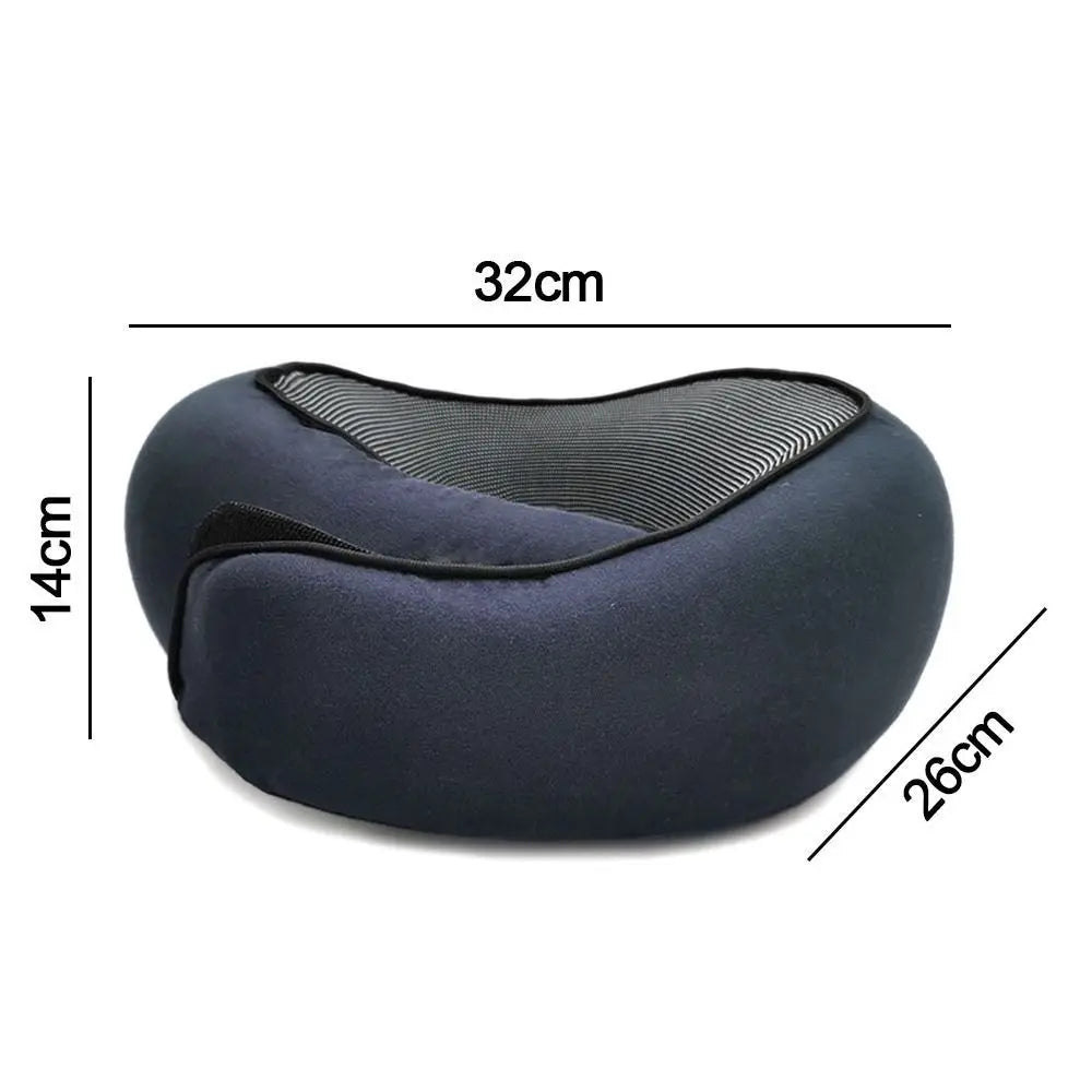 Memory Foam U-Shape Travel Neck Pillow – Adjustable Support Travel Neck Pillow Axl