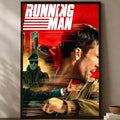 The Running Man HD PVC Self-Stick Wall Art Poster | Waterproof Wall Art Poster Axl White01 40X50cmNoframe