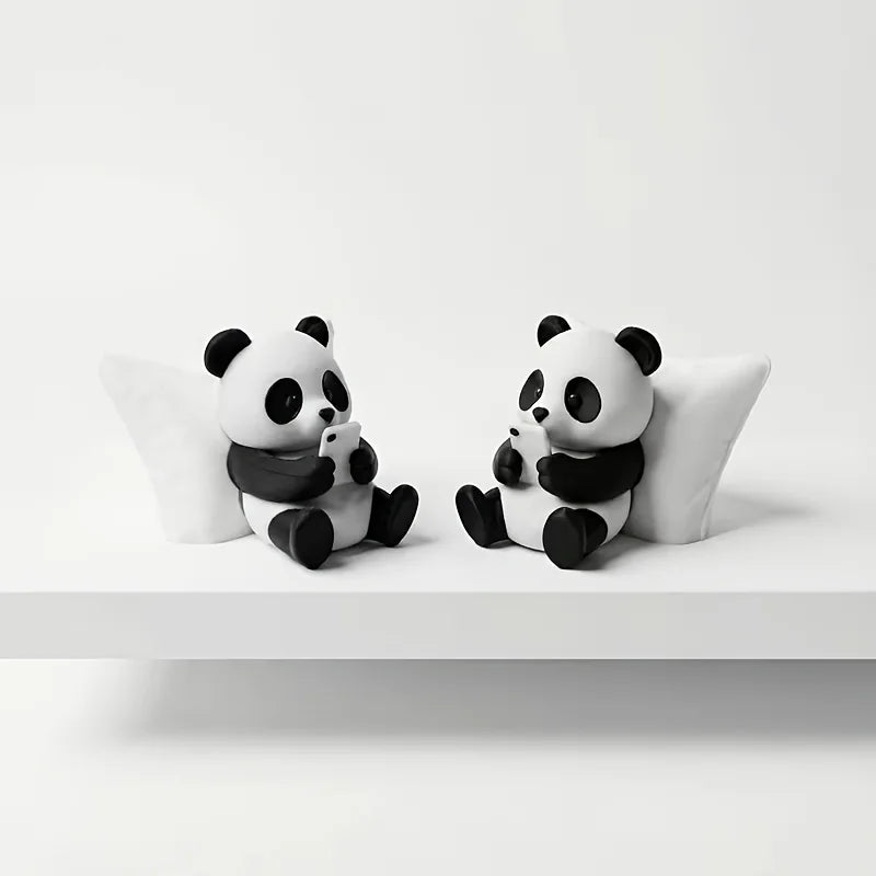Panda Sculpture Ornament – Desk, Car & Home Decor Figurine Decorative Figurine Axl