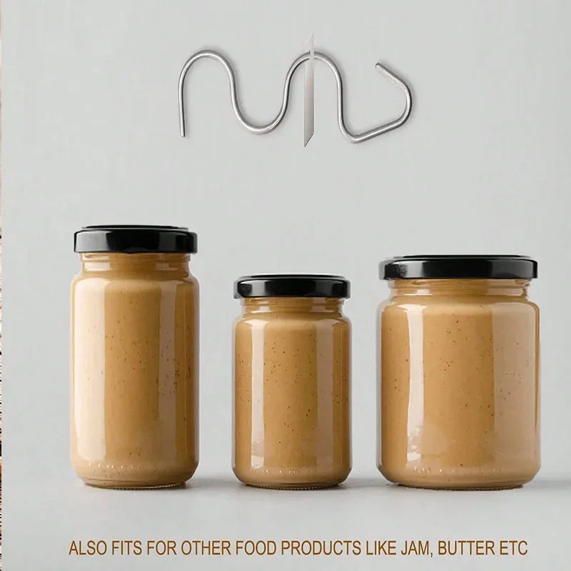 Stainless Steel Peanut Butter Mixer Scraper – Kitchen Stirrer Kitchen Stirrer Tool Axl