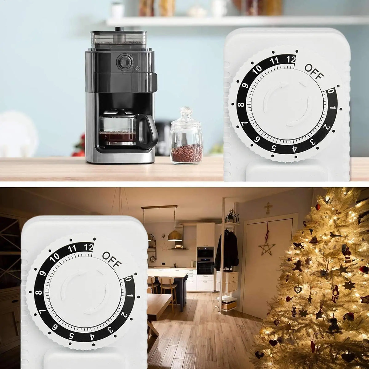 Plug-In Mechanical Timer Outlet – Auto Shut-Off Indoor Socket Mechanical Timer Outlet Axl