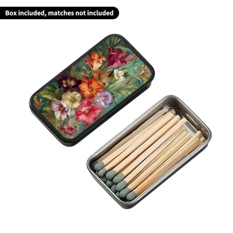 Retro Metal Pull-Out Storage Box – Matches, Coins & Accessories Decorative Storage Box Axl A22