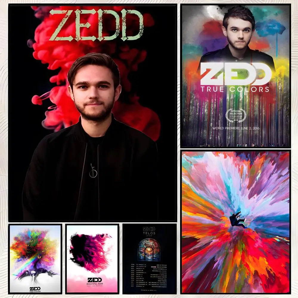 Zedd Self-Stick HD PVC Wall Art Poster – Waterproof Decor Wall Art Poster Axl