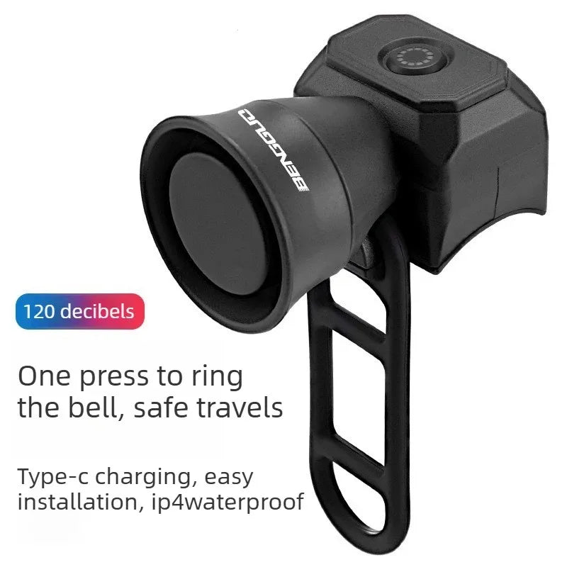 Waterproof USB Rechargeable Electric Bike Horn & Bicycle Bell Electric Bike Horn Axl