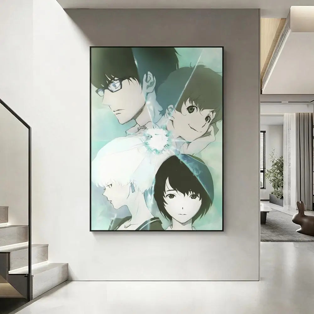 Zankyou no Terror Anime Poster – HD Waterproof Wall Art Decor Anime Wall Poster Axl White11 15X20cmNoframe