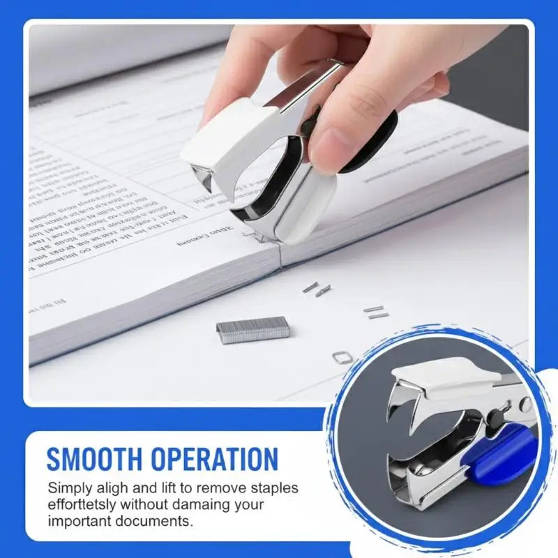 2-Pack Portable Staple Remover with Safety Lock | Office & Home Staple Remover Axl