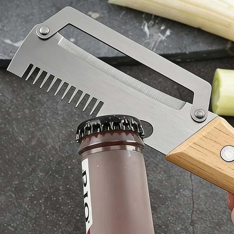 KEMORELA Stainless Steel Vegetable Peeler – Wood Handle Vegetable Peeler Axl