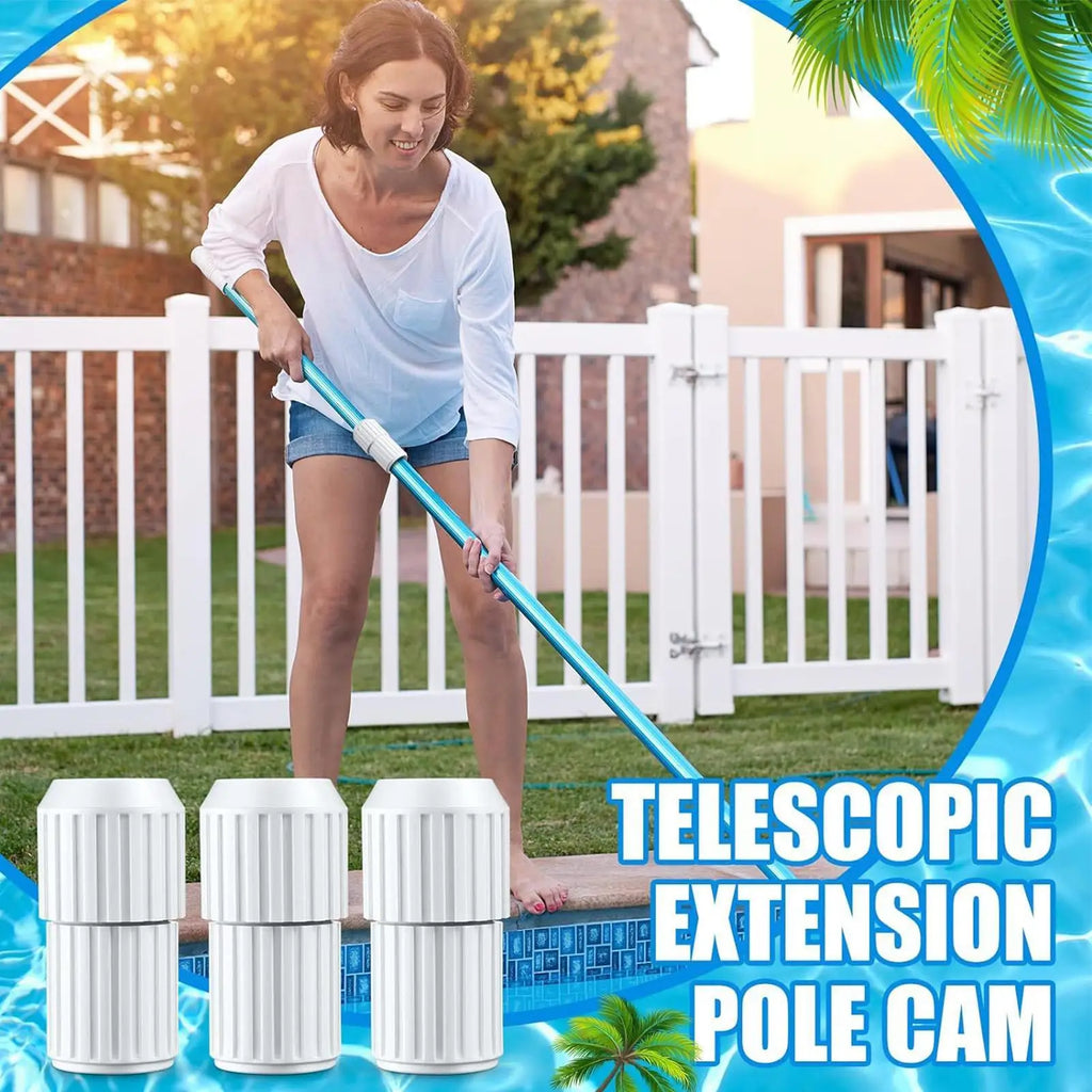 Pool Pole Cam Lock Twist Connector – 2-Pack Replacement Parts Pool Pole Connector Axl