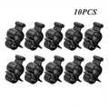 Black Awning Clip for Rope Light – Roller Bar Channel Hook Awning Clip Axl black
