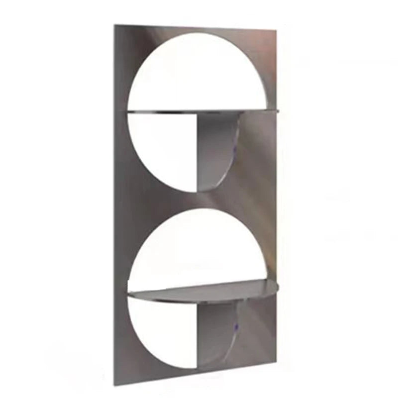 Nordic Stainless Steel Wall Bookcase – Modern Minimalist Shelf Wall Bookcase Shelf Axl