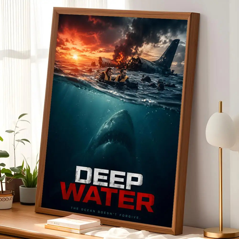 Deep Water Movie Poster – Self-Stick HD PVC Waterproof Wall Art Wall Art Poster Axl