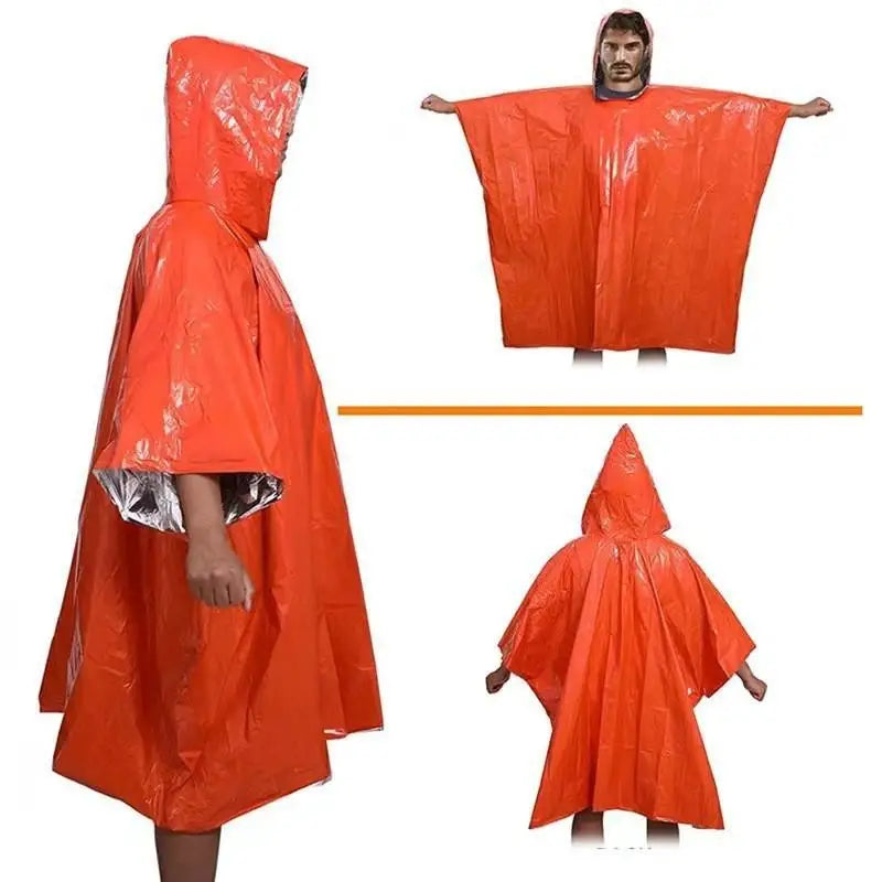 Emergency Survival Raincoat – Thermal, Windproof & Waterproof Emergency Raincoat Axl