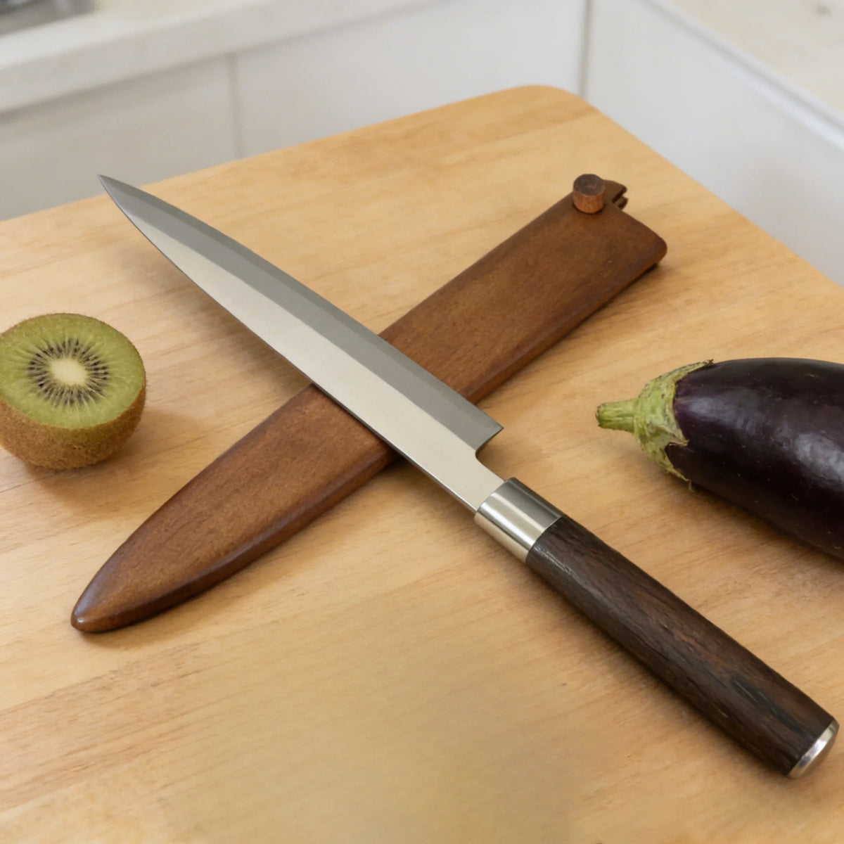 Japanese Wooden Knife Sheath – Kitchen Blade Protector Cover Knife Sheath Axl
