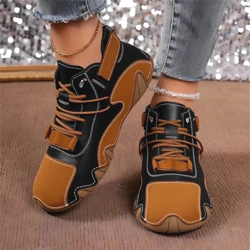 Women's Retro Lace-Up Ankle Boots – Lightweight & Breathable Women's Ankle Boots Axl