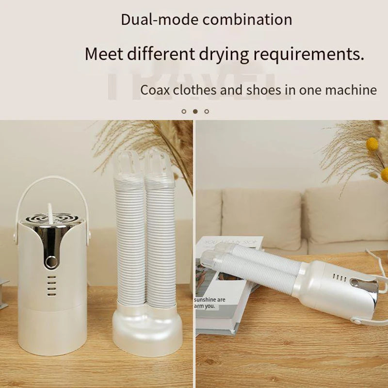 Mini Portable Clothes Dryer with Cloth Bag & Telescopic Tube Portable Clothes Dryer Axl