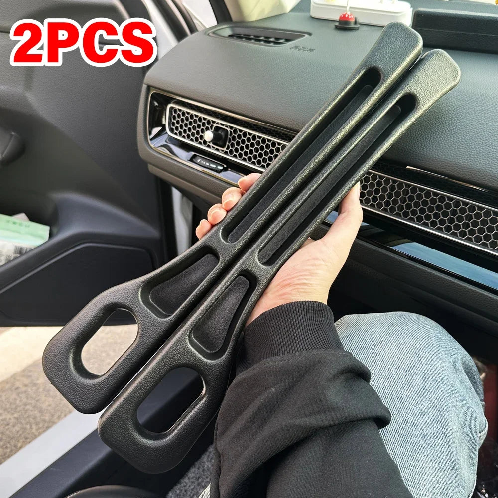 Car Seat Gap Filler – Leak-Proof Phone & Wallet Holder Car Seat Organizer Axl 2PCS Black