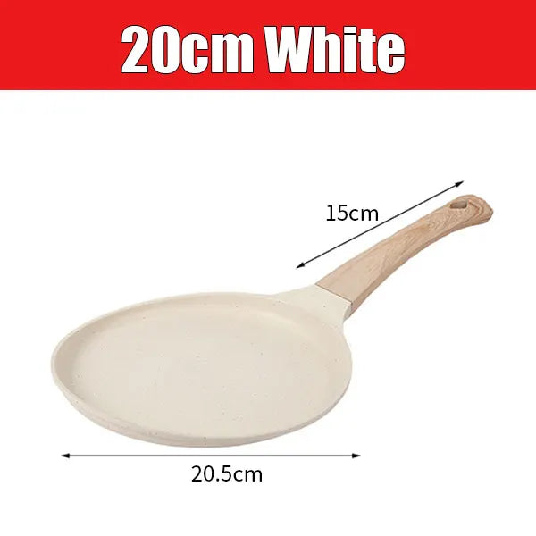 Ceramic Nonstick Griddle Pan 20/24/28cm – Crepe & Pancake Pan Nonstick Griddle Pan Axl 20cm White