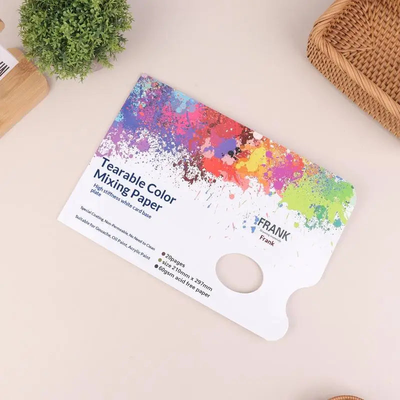 Disposable Tear-Off Palette Paper – Acrylic, Oil & Watercolor Palette Paper Pad Axl A4