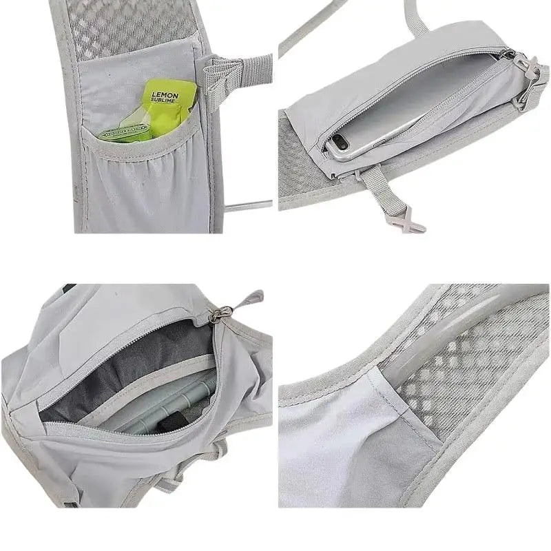 Lightweight Reflective Hydration Running Vest & Phone Holder Hydration Running Vest Axl