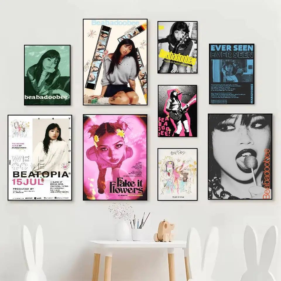 Beabadoobee Album Poster – HD Self-Adhesive Waterproof Wall Art Wall Art Poster Axl