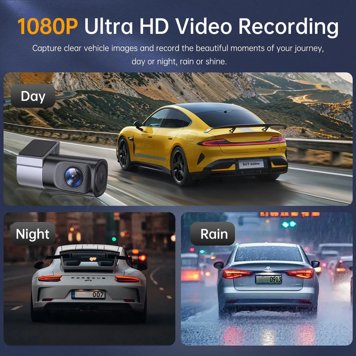 1080P Mini Hidden Dash Cam – Night Vision & WiFi App Control Car Dash Cam Axl