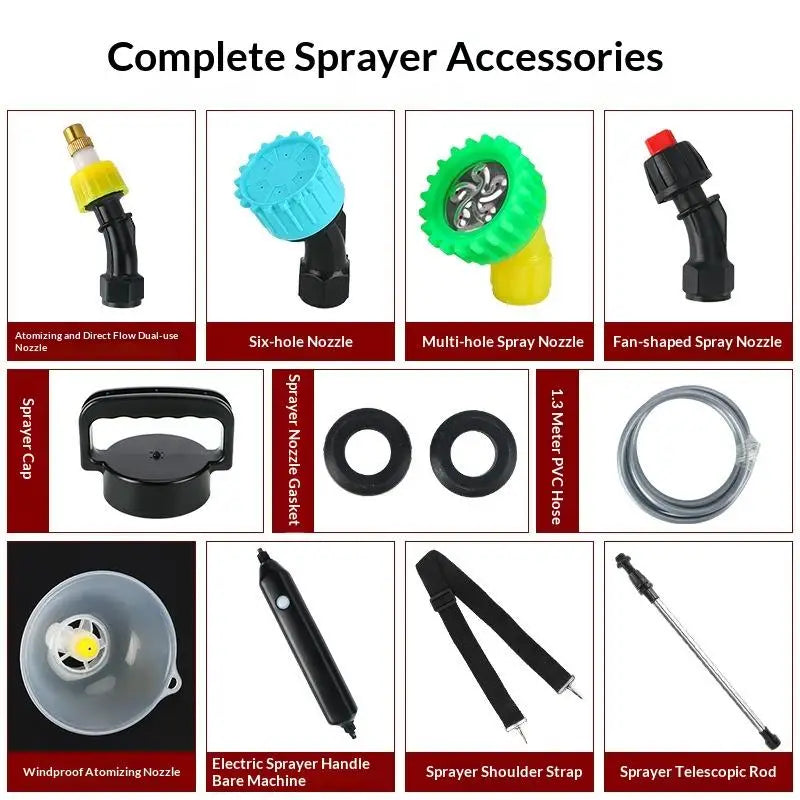 Telescopic Multi-Hole Spray Nozzle | Electric Sprayer Accessory Sprayer Nozzle Axl