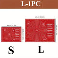 Non-Stick Silicone Baking Mat for Pizza & Cakes | Red Silicone Baking Mat Axl L-1pc