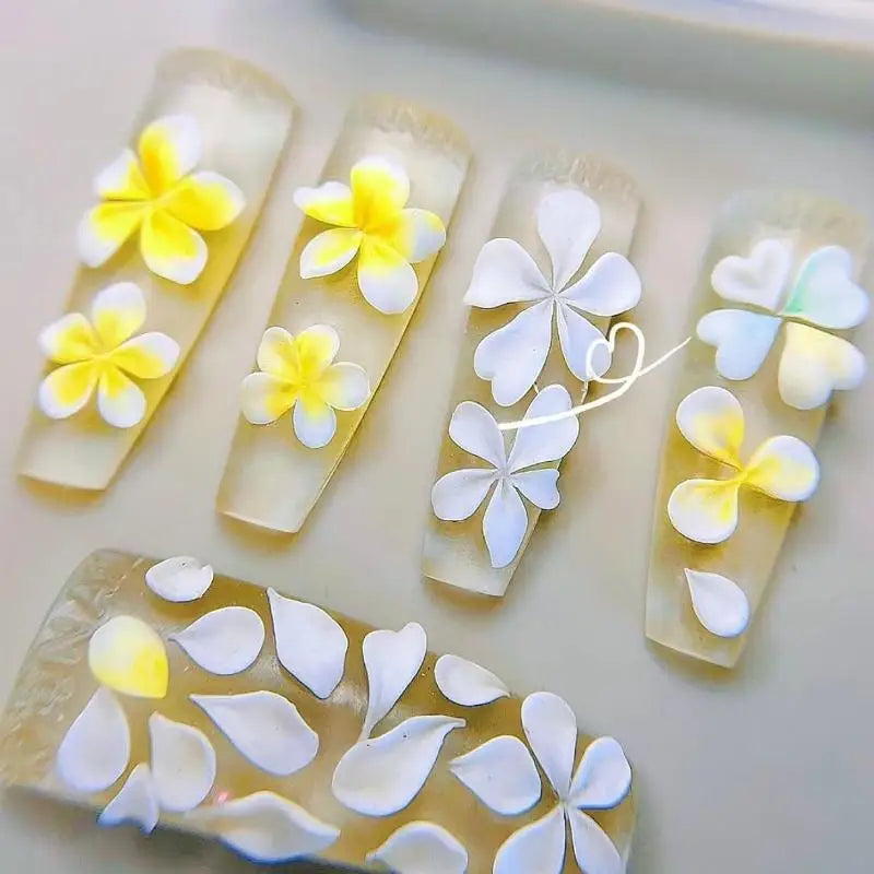 3D Silicone Flower Nail Art Mold – Hibiscus Floral DIY Template Nail Art Mold Axl