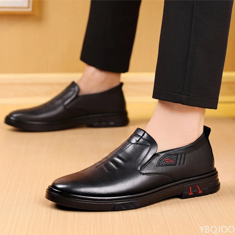 Men's Genuine Cow Suede Leather Loafers – Handmade Slip-On Leather Loafers Axl