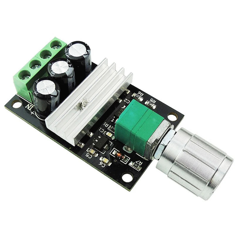 PWM DC Motor Speed Controller 6V–28V 3A Speed Regulator Switch Motor Speed Controller Axl