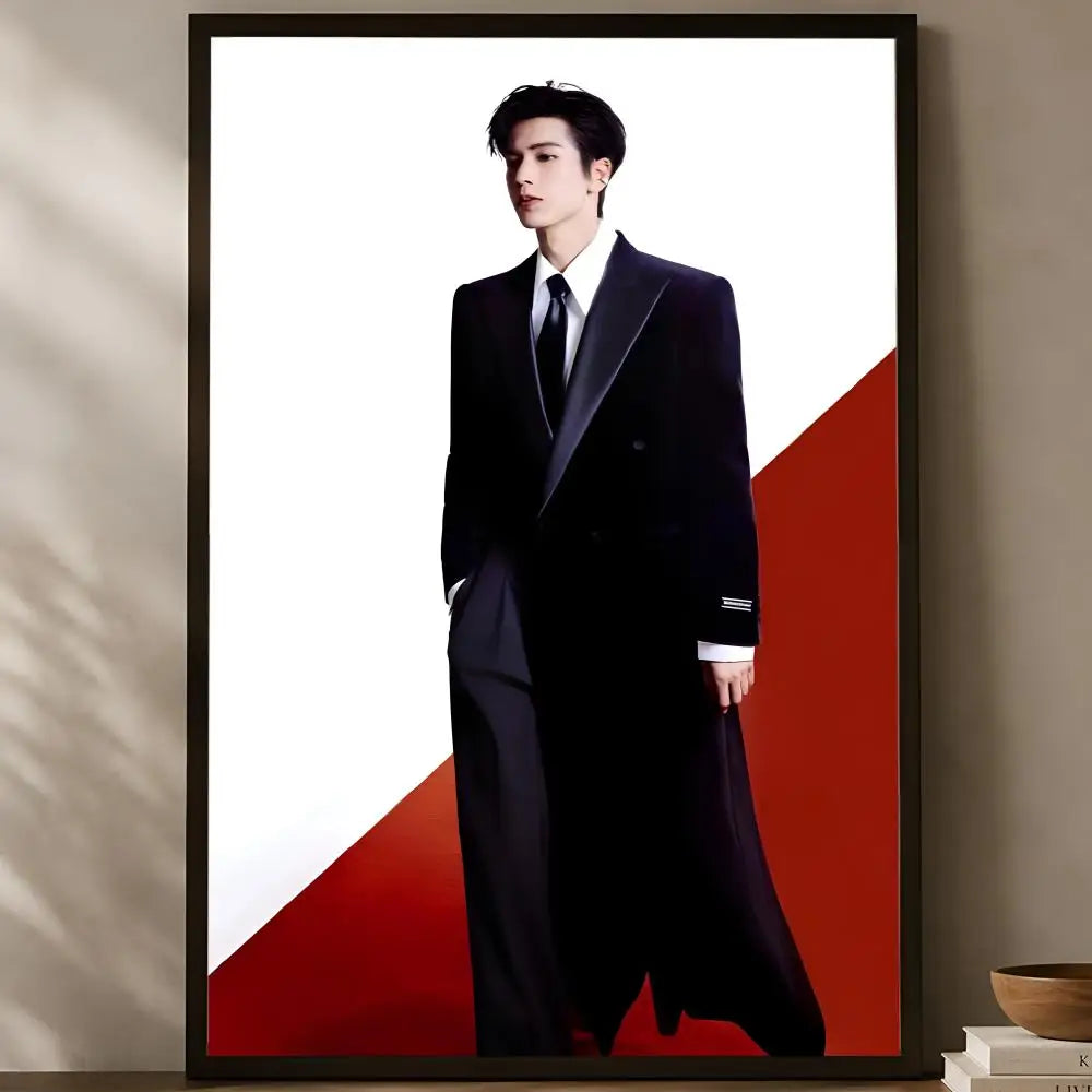 Zhang Linghe HD PVC Self-Stick Wall Art Poster | Home Decor Wall Art Poster Axl White06 60X90cmNoframe