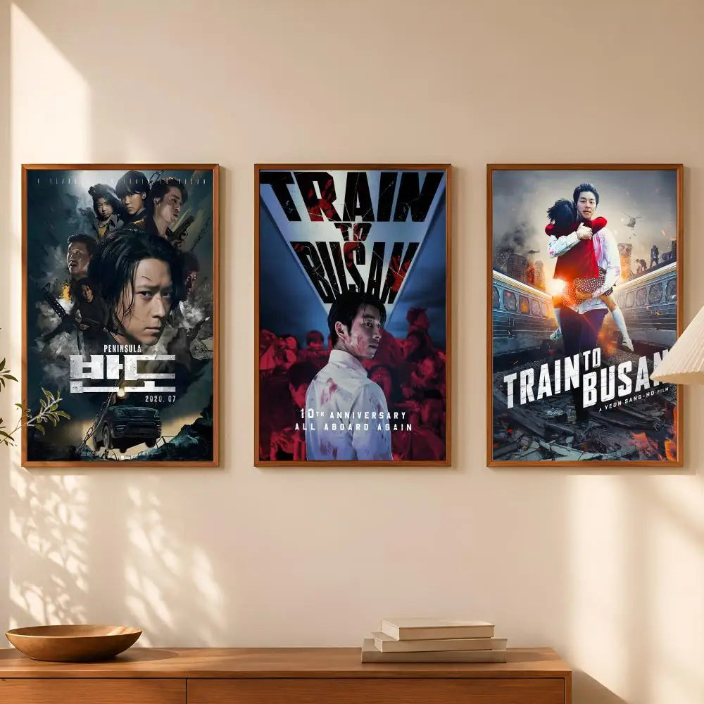 Train to Busan HD PVC Wall Poster – Self-Stick Waterproof Art Wall Art Poster Axl