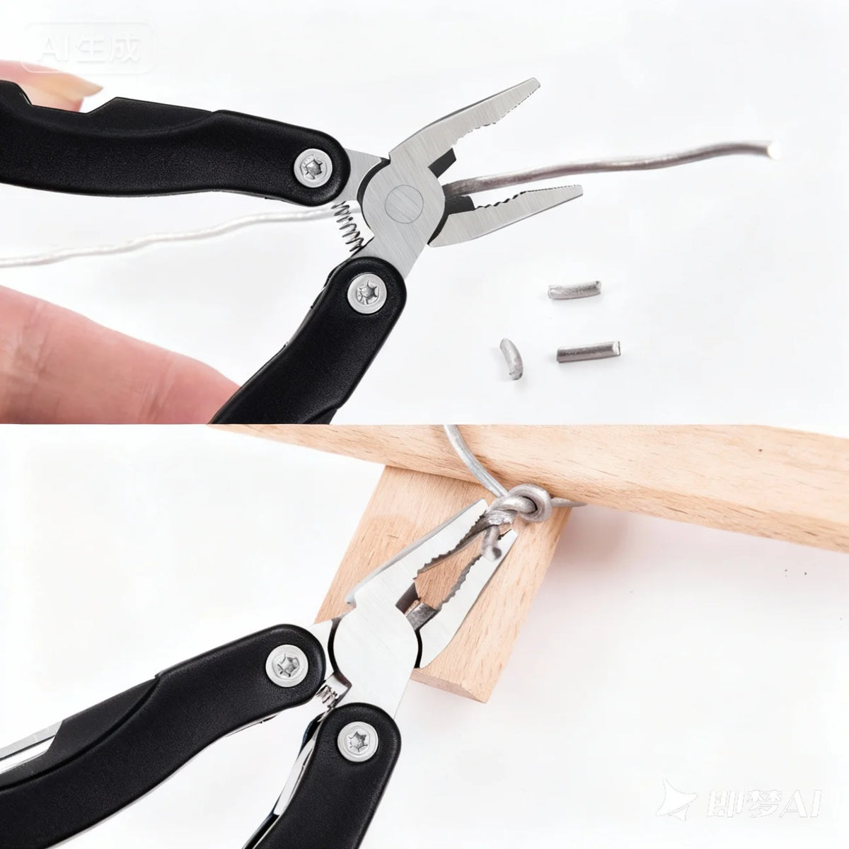 Multitool Folding Pliers – Mini EDC Pocket Camping Survival Folding Multitool Pliers Axl