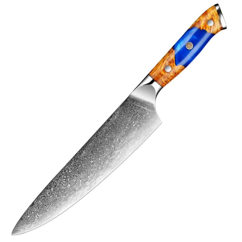 XITUO Damascus Steel Knife Set | Japanese VG10 1–8 PCS Damascus Kitchen Knife Set Axl Chef Knife