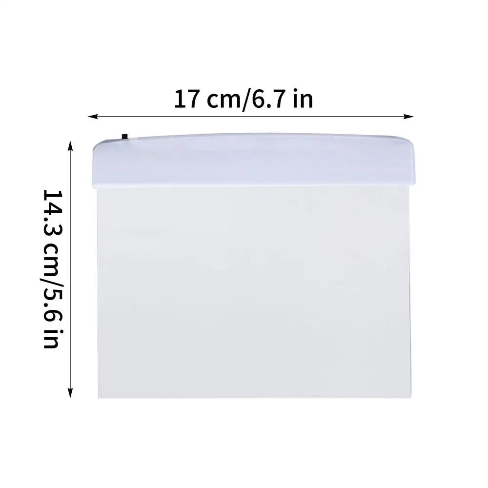 LED Flat Book Light – Portable Page Illuminator for Night Reading LED Book Light Axl White