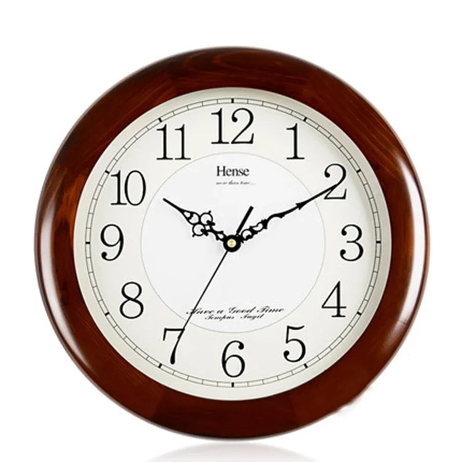 34cm Silent Wall Clock – Luminous Calendar Shabby Chic Decor Silent Wall Clock Axl