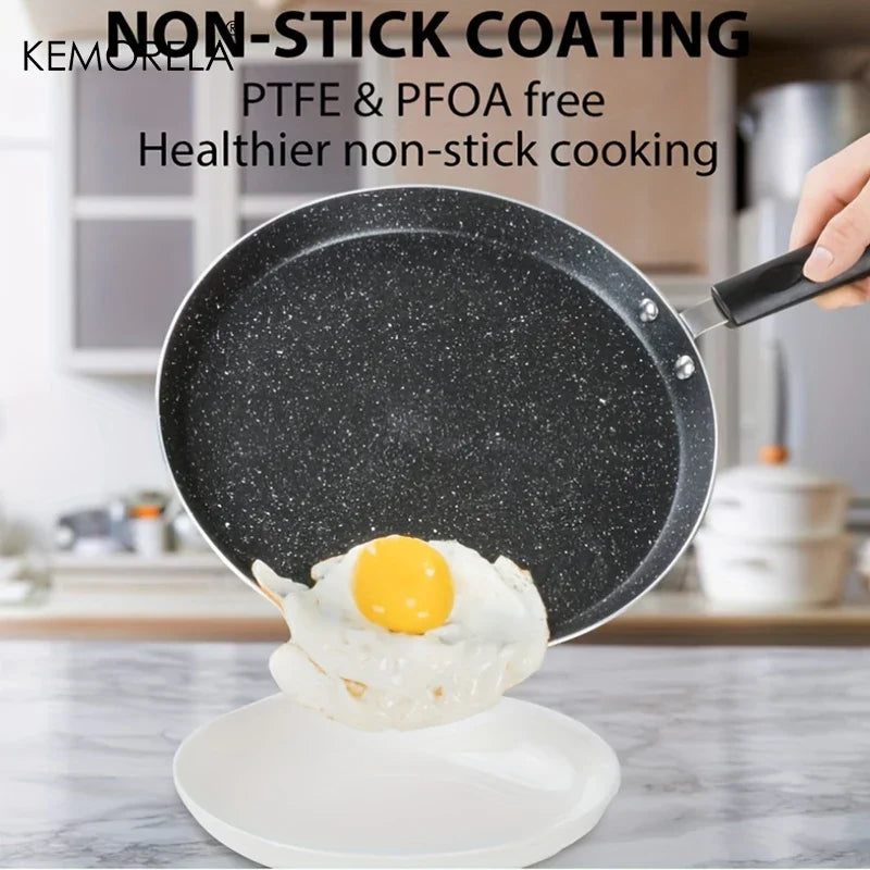 KEMORELA Non-Stick Frying Pan 18/22/26cm – Crepe & Egg Pan Non-Stick Frying Pan Axl