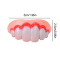 Funny Dog Fake Teeth Toy – Rabbit Buck Teeth Cosplay Prop Pet Costume Prop Axl Straight teeth