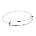 5-Piece Adjustable Wire Wrapped Silver Bangle Bracelet Set Bangle Bracelet Set Axl 1pc sliver