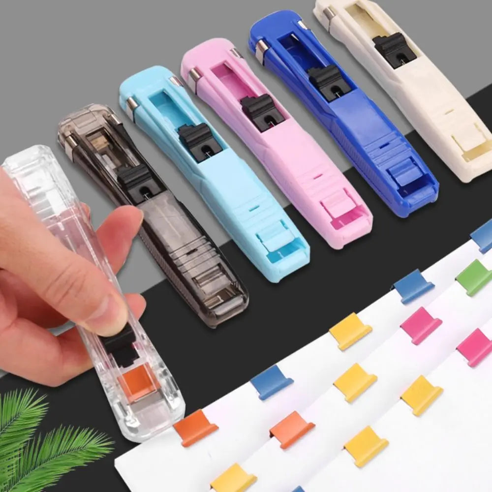Metal Push Paper Clip – Reusable Traceless Document Binder Document Paper Clip Axl
