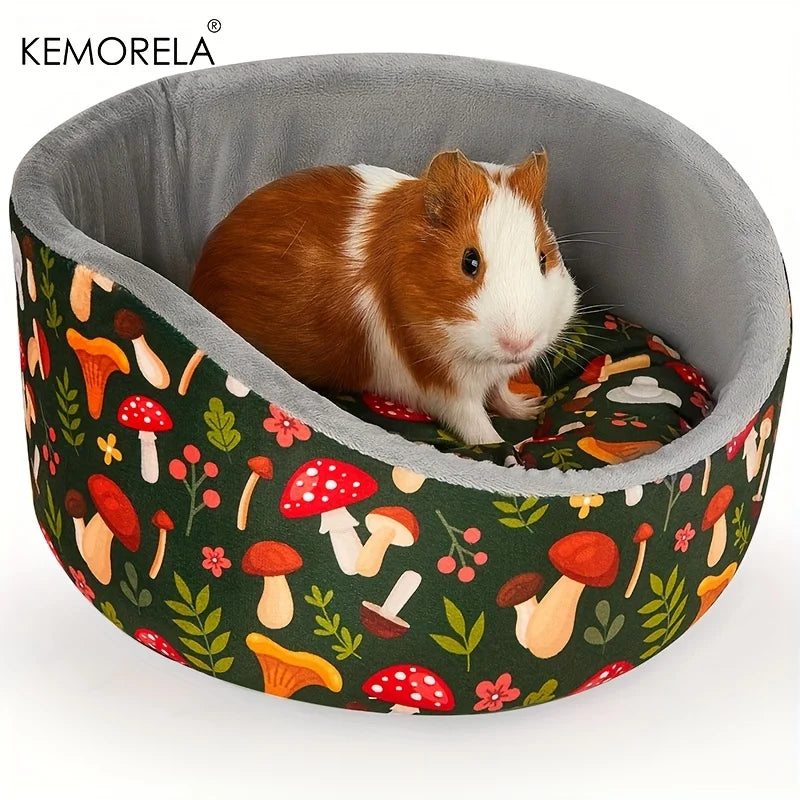 KEMORELA Guinea Pig Cuddle Bed – Soft Washable Cotton Pet Bed Small Pet Bed Axl