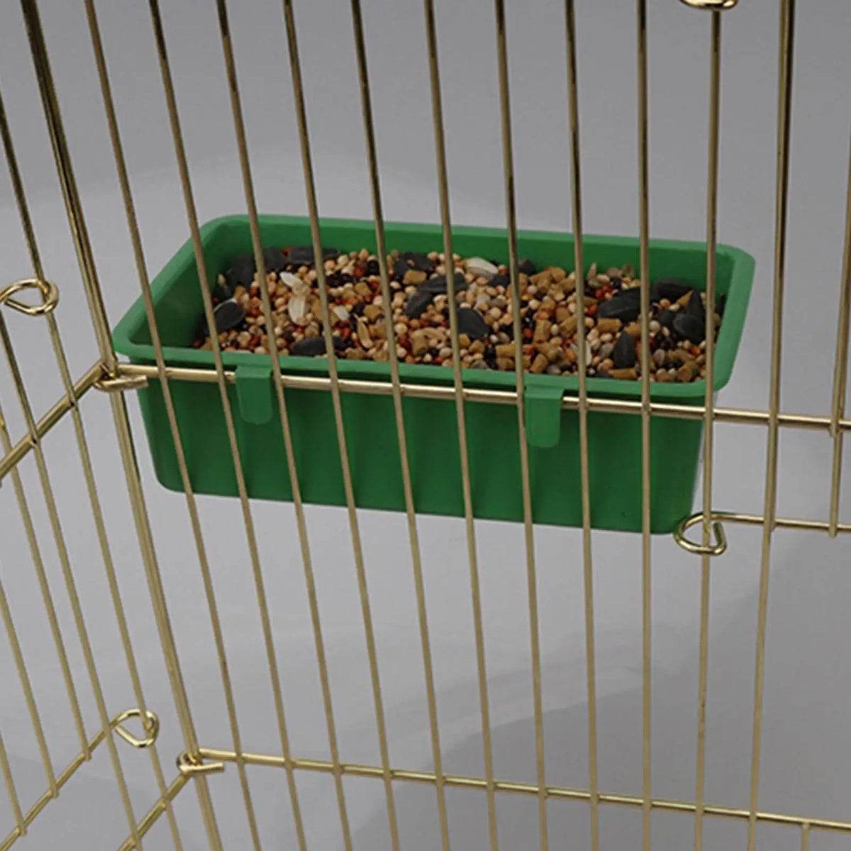 Hanging Bird Bath Cube – Cage Tray for Parrots & Budgies Bird Bath Tray Axl Default Title