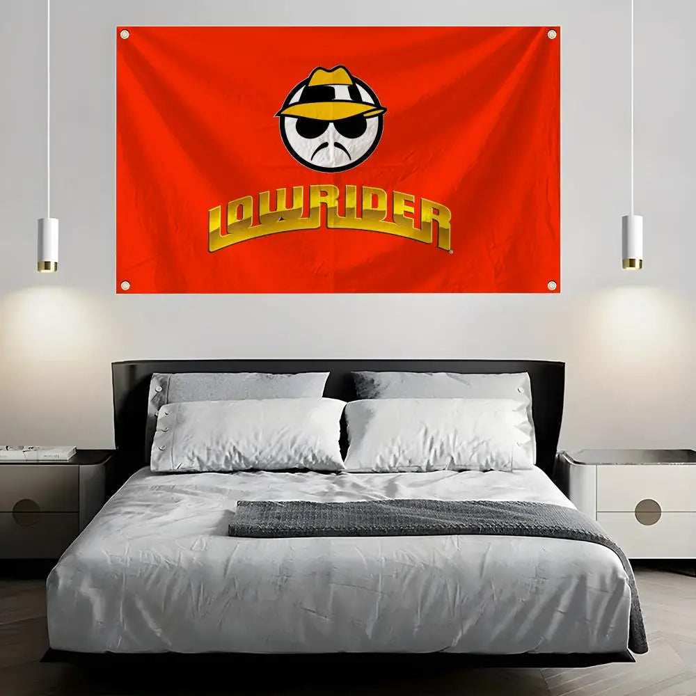 Lowrider Art Flag – Indoor Wall & Outdoor Event Banner Decorative Flag Banner Axl