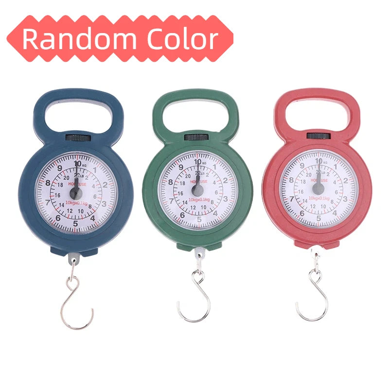 Mini Spring Hanging Scale 10kg – Portable Hook Scale Hanging Spring Scale Axl onesize