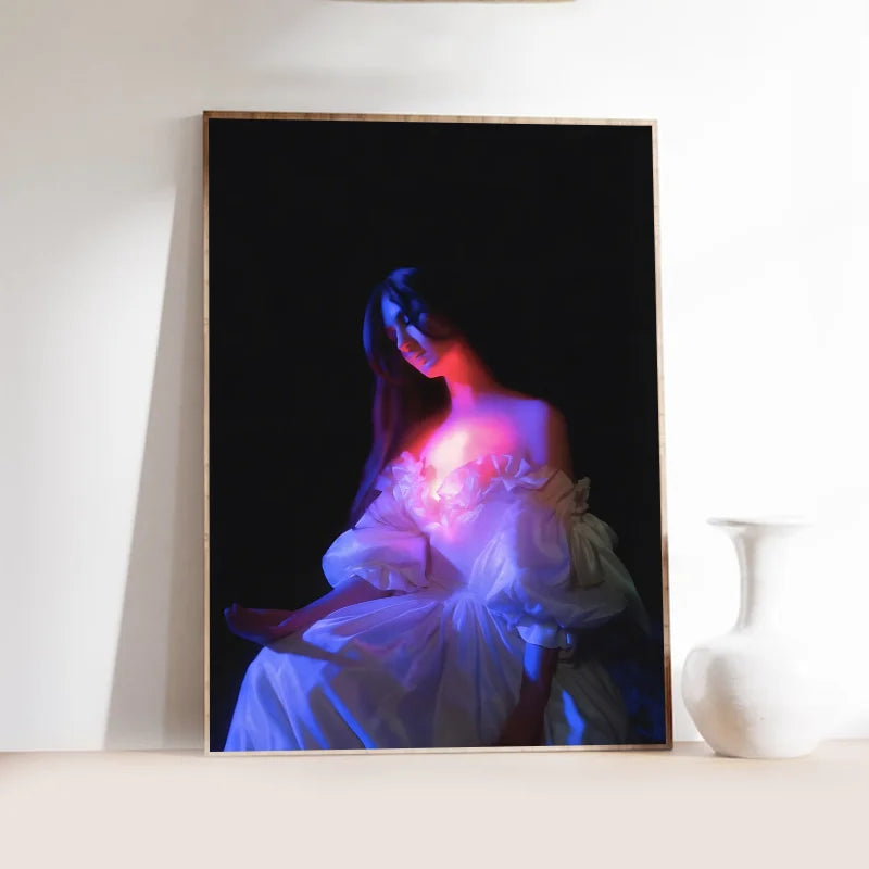 Weyes Blood Music Poster – Waterproof Self-Adhesive Wall Art Wall Art Poster Axl z1 21x30cm No Frame