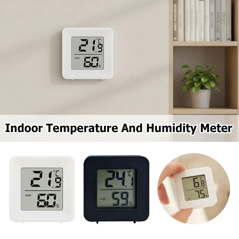 Mini LCD Thermometer Hygrometer – Indoor Temp & Humidity Meter Digital Thermometer Hygrometer Axl