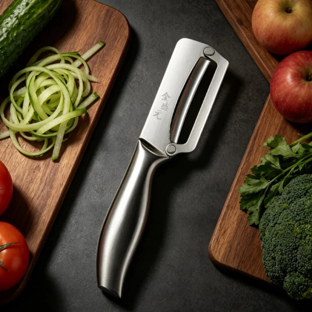 Stainless Steel Vegetable Peeler – Non-Slip Multi-Use Kitchen Tool Vegetable Peeler Axl 1pcs D
