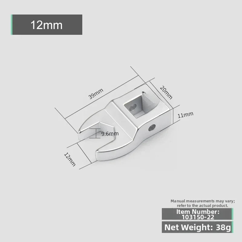3/8" Quick-Release Ratchet Crowfoot Wrench – Chrome Alloy Ratchet Wrench Axl 12mm China Mainland