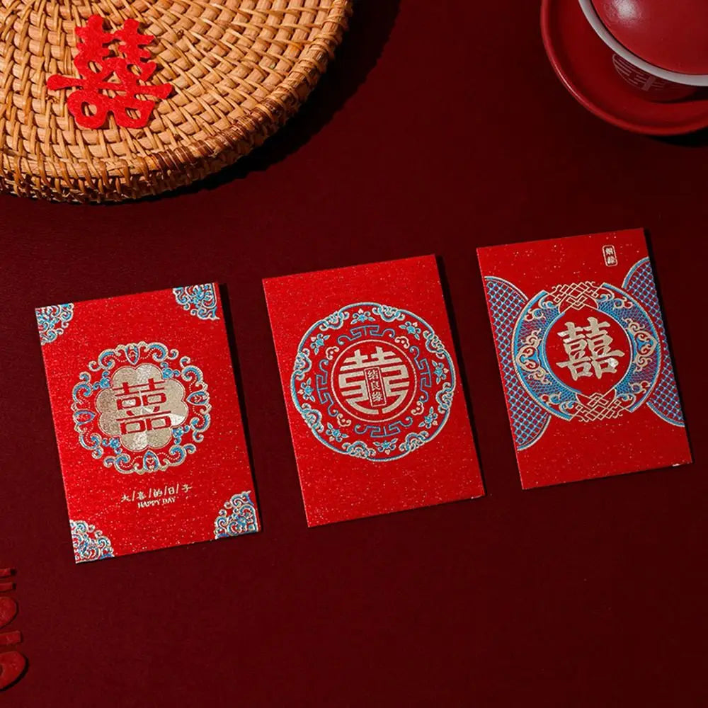 20-Pack Chinese Red Envelopes – Lucky Money Gift Bags Red Envelopes Axl
